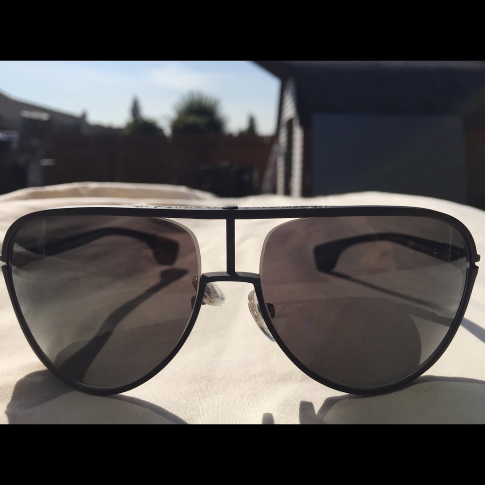 Chrome Hearts "Morning Wood I" MBK-BK aviators