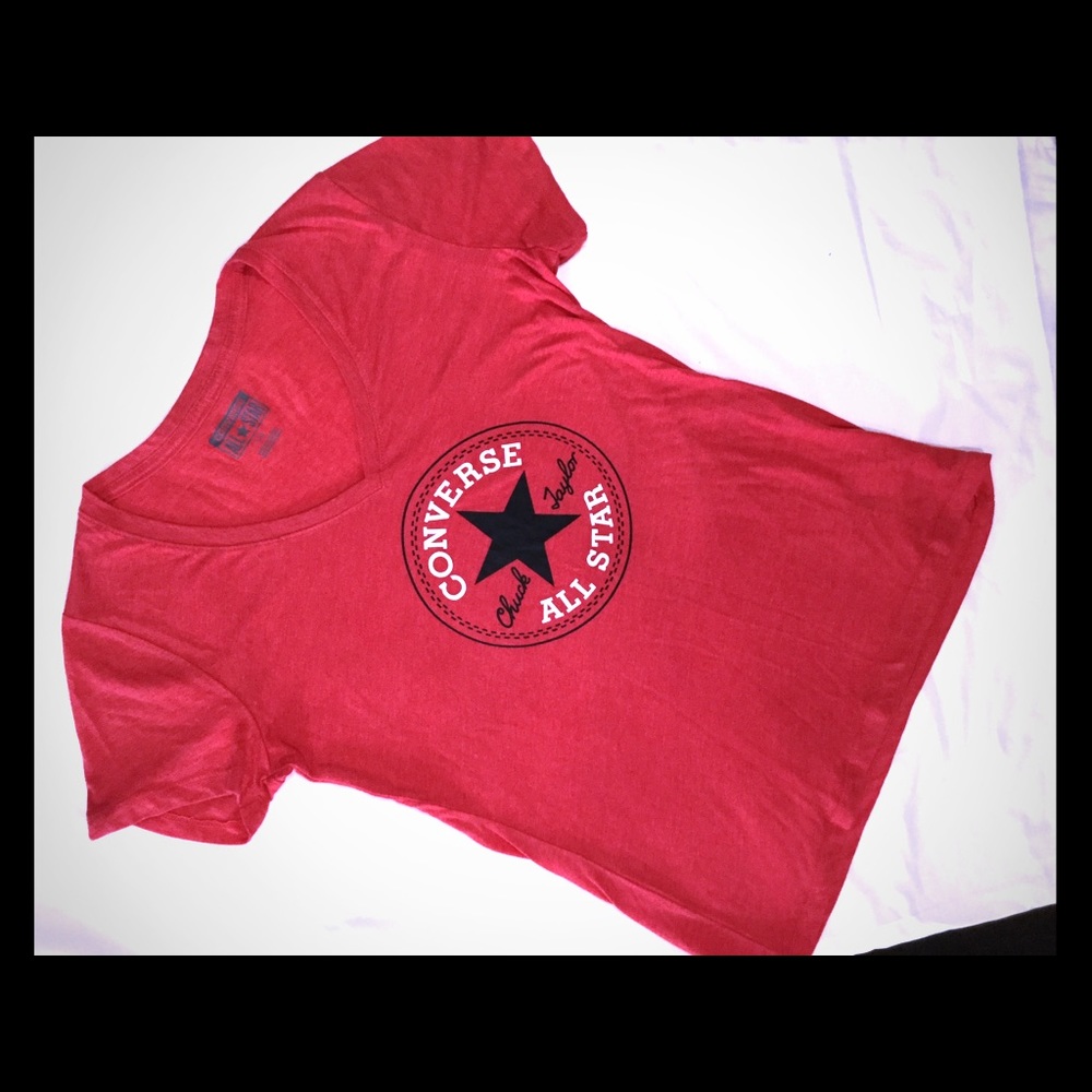 Red Converse t-shirt