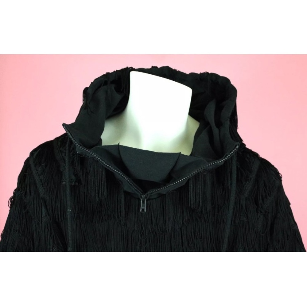 Rare JEREMY SCOTT x Adidas Fringe Hoodie Sz L - Picture 5 of 7