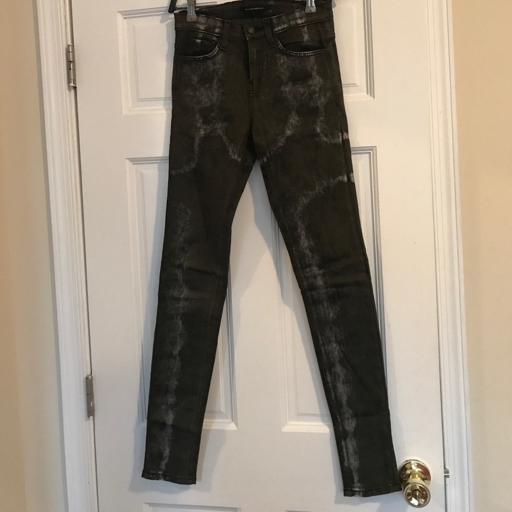 Dark army green jeans PERFECT CONDITION