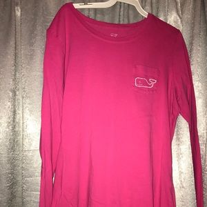 Deep pink vineyardvines long sleeve t-shirt