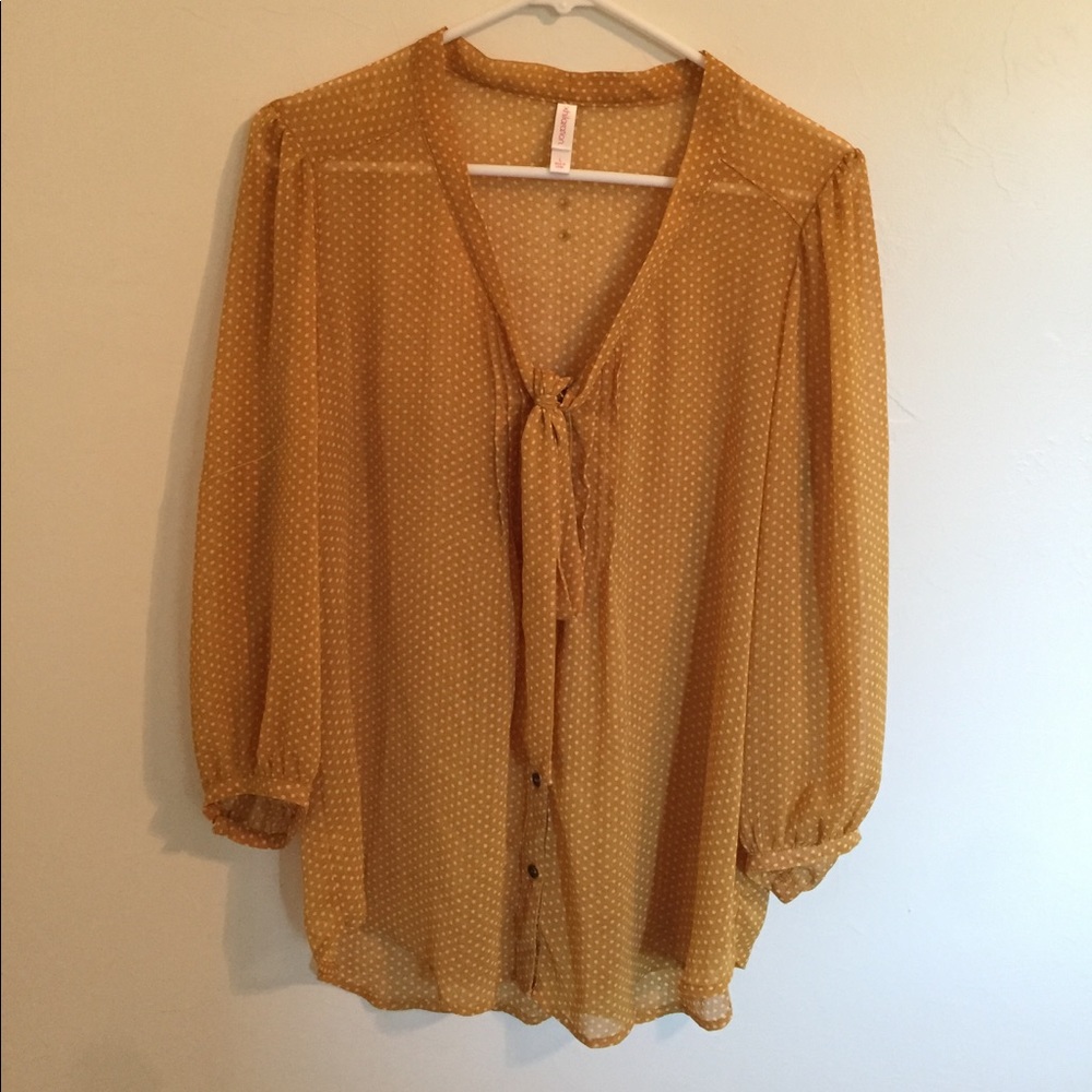 Target Mustard Blouse