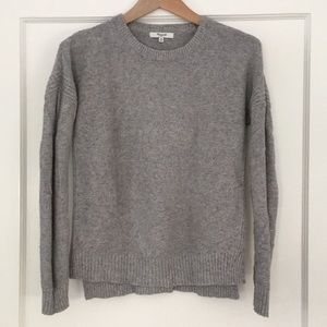 MADEWELL Grey Crewneck Sweater Sz XS