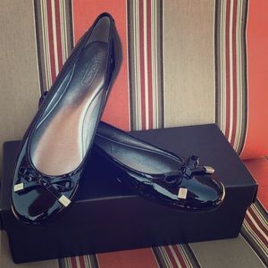 COACH 'Dotty' Patent BLACK