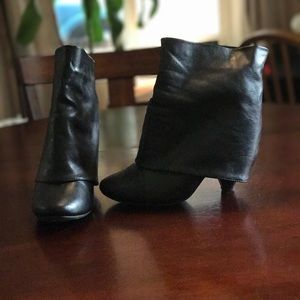 Bamboo heel boots Bamboo heel boots