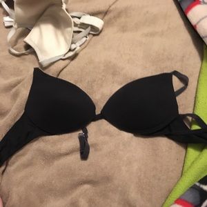 Victoria's Secret PINK black push up bra