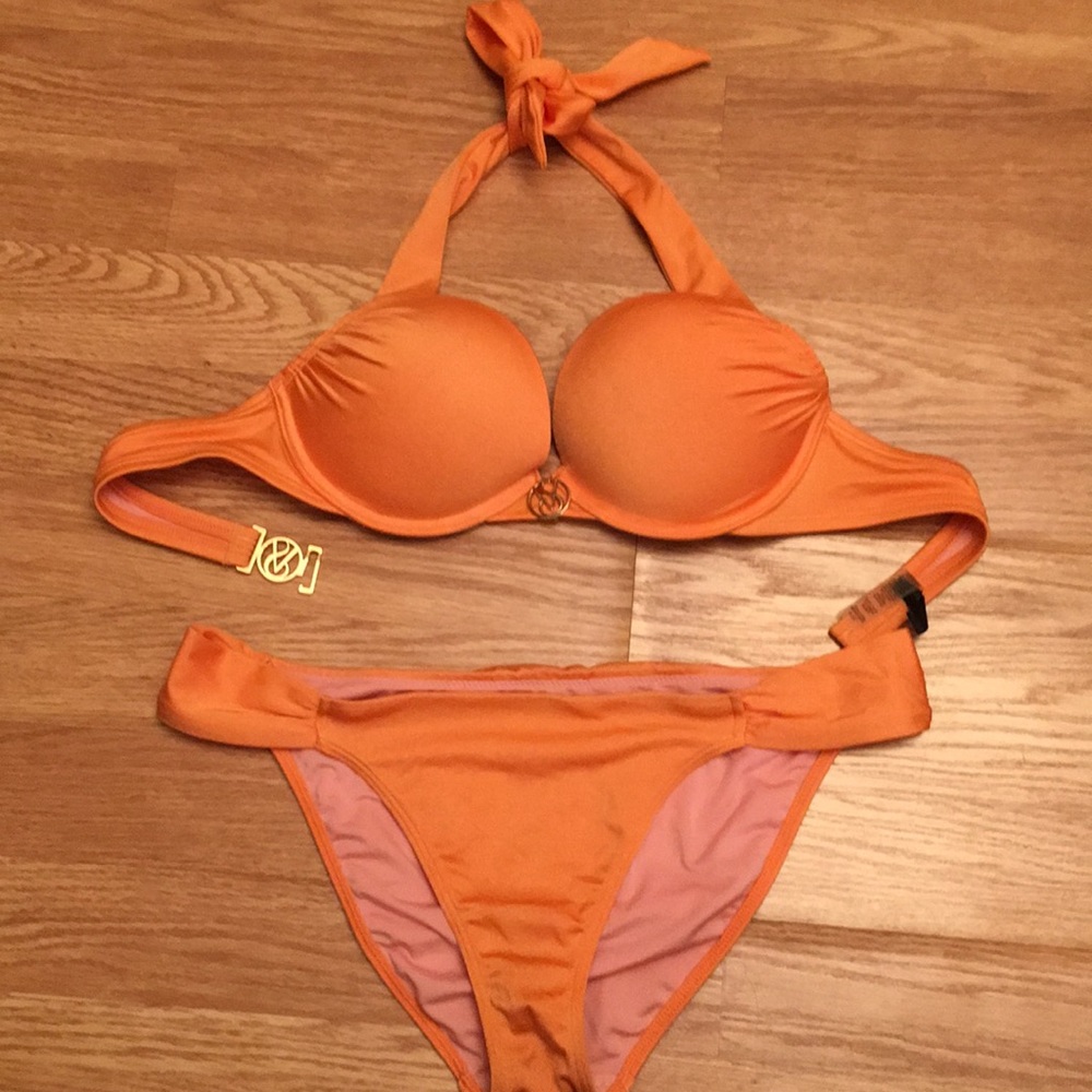 Victoria secret orange bombshell bikini