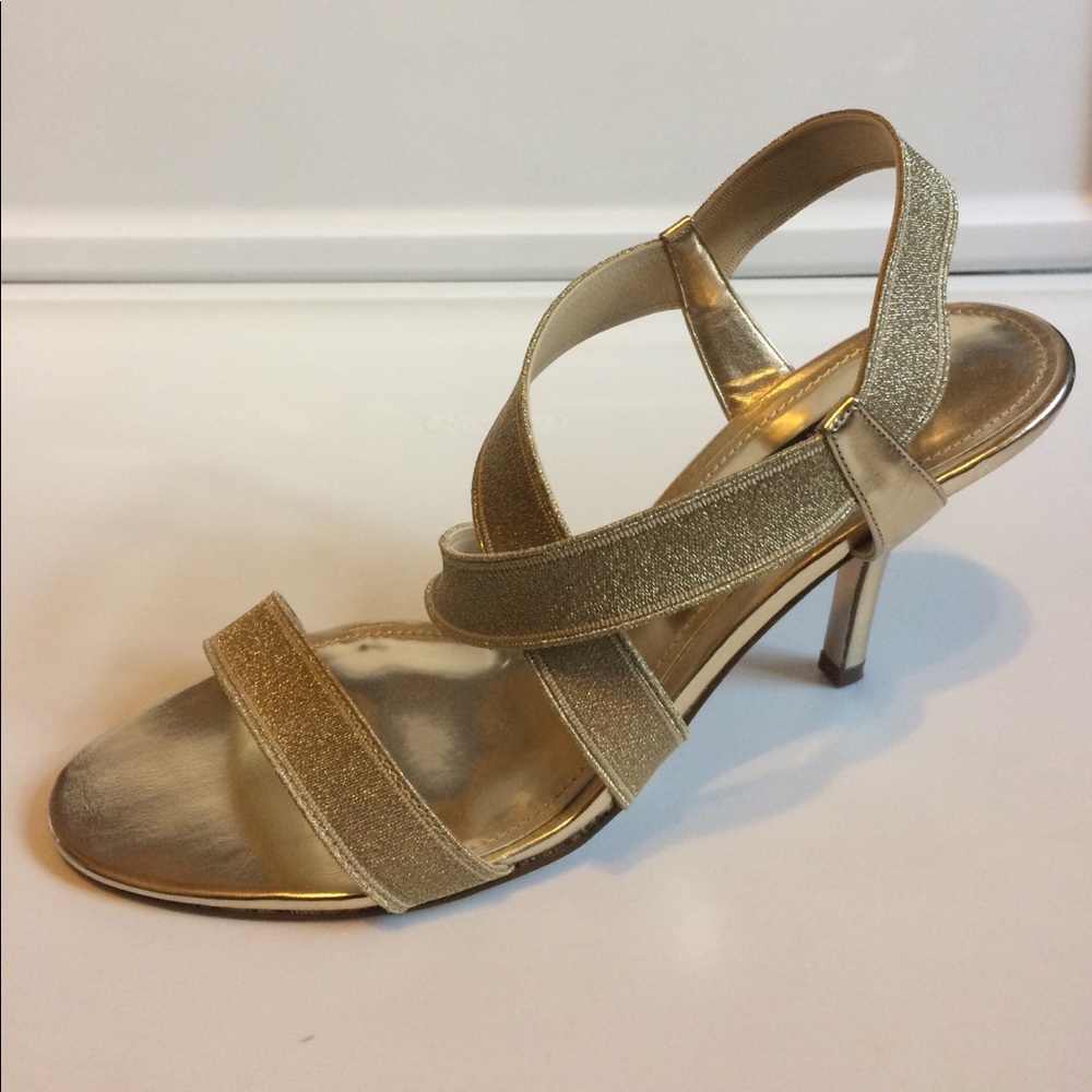 Nina strap sandal heel