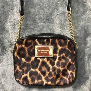 Michael Kors Cheetah Print Crossbody Bag
