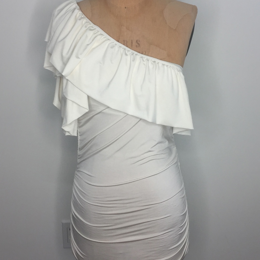 BEBE One Shoulder Dress