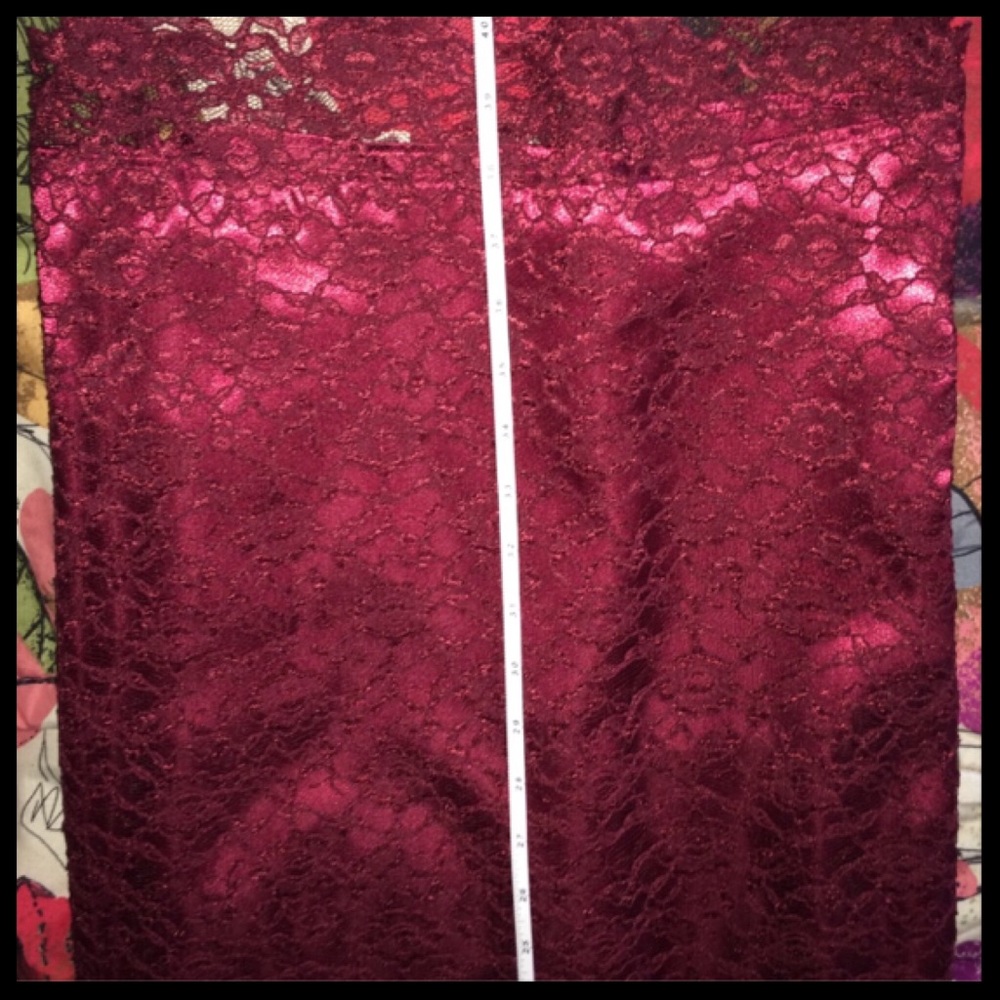 Red Lace Dress - Picture 5 of 6
