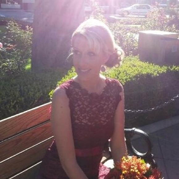 Red Lace Dress - Picture 6 of 6