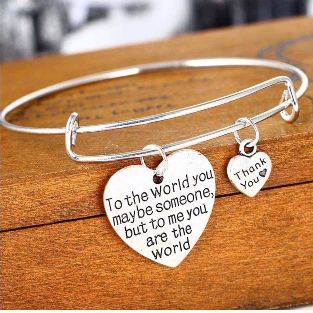 TO ME YOU ARE THE WORLD BRACELET 💛