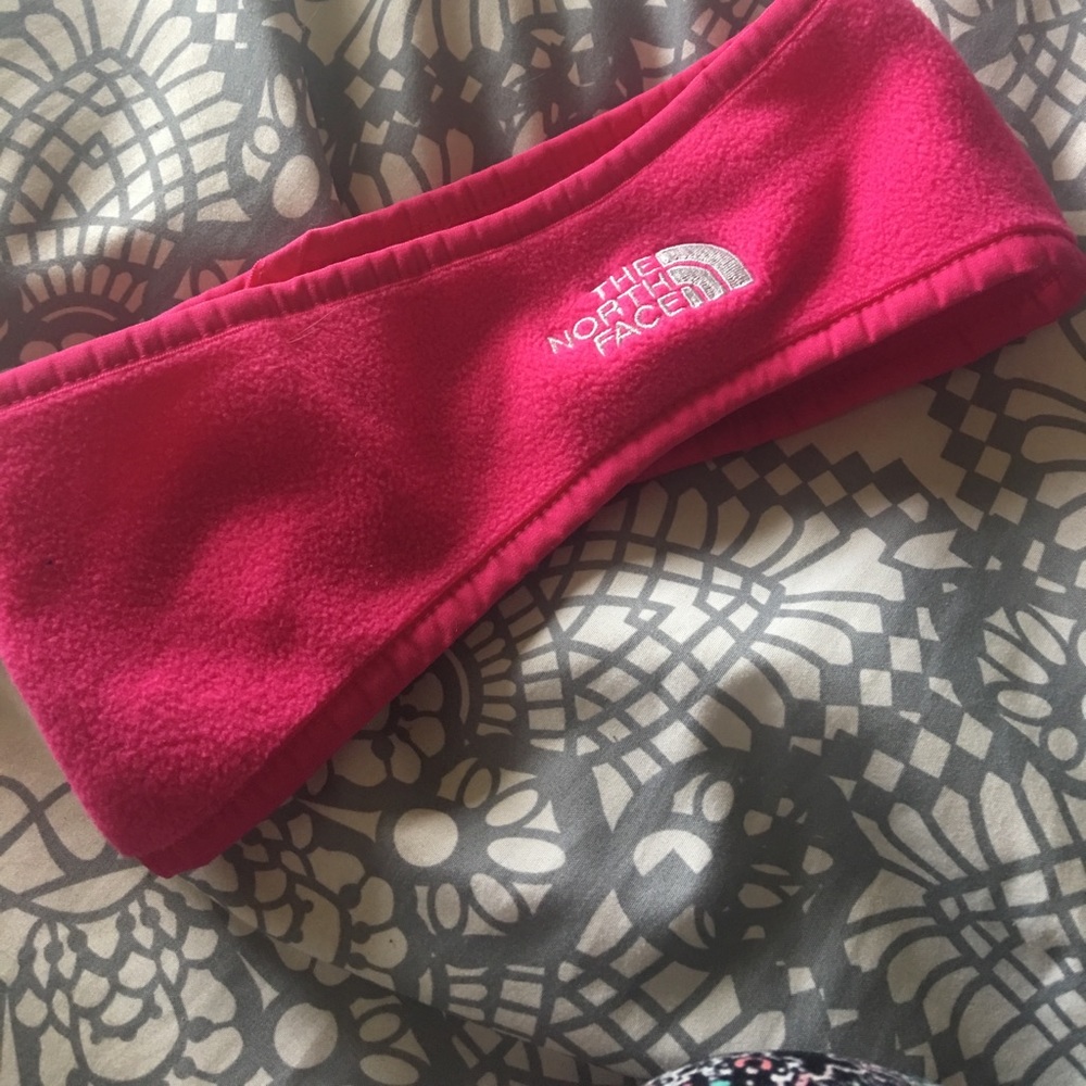 Pink North face standard issue headband