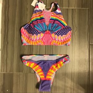 NWT - Vibrant two piece swimsuit