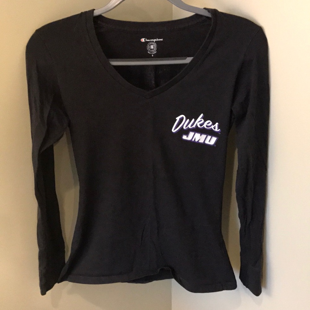 JMU Long Sleeve V-Neck 💜