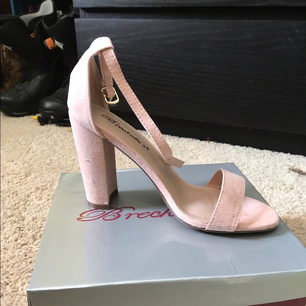 Blush heels