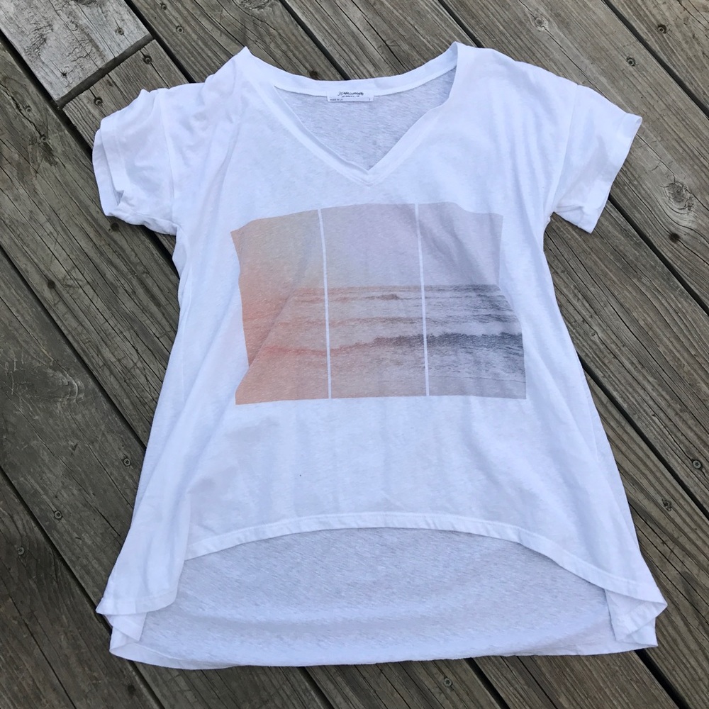 Beach scene shirt