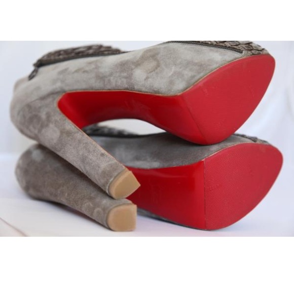 Christian Louboutin python booties - Picture 8 of 8