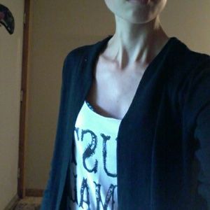 NWT Merona M black cardigan