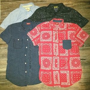 Guys button down bundle of 4