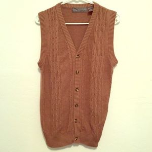 Oscar de la Renta knit vest