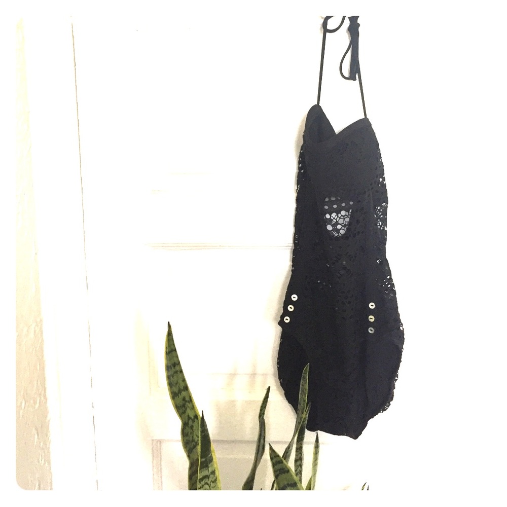 Robin Piccone Penelope one-piece Brand New Black 6 - Picture 3 of 5