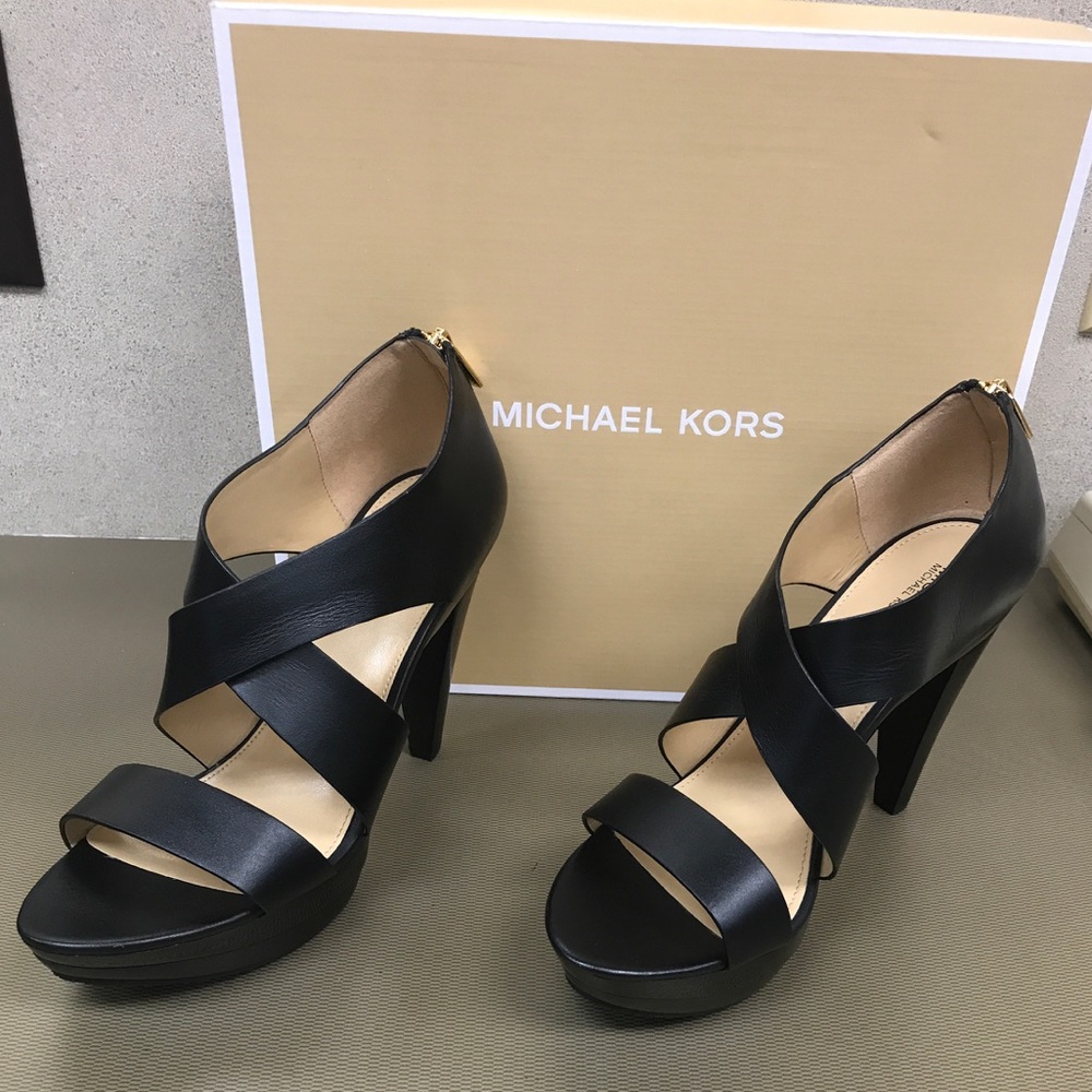 Black MK high heels