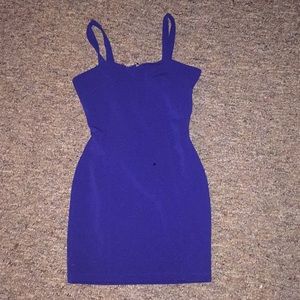 Royal blue mini dress size medium