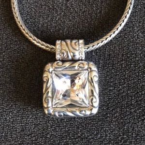 BRIGHTON - silver stud necklace