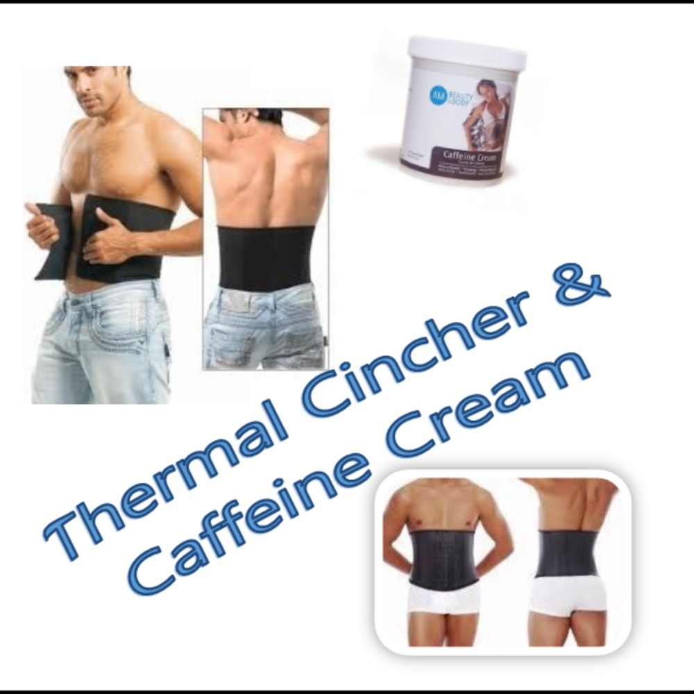 Thermal Waist Cincher & Caffeine Cream for Men