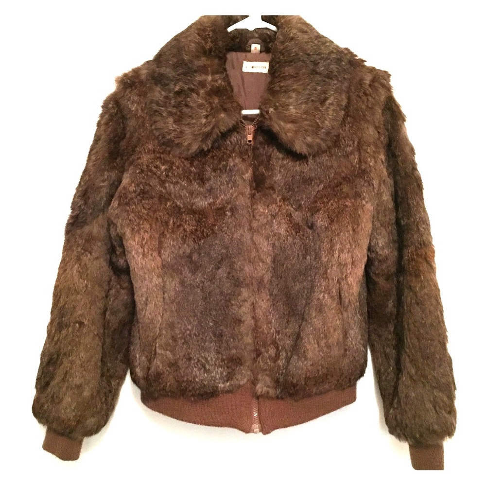 Vintage fur bomber jacket. Beautiful condition.