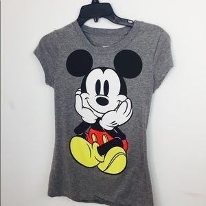 Mickey Mouse gray t- shirt