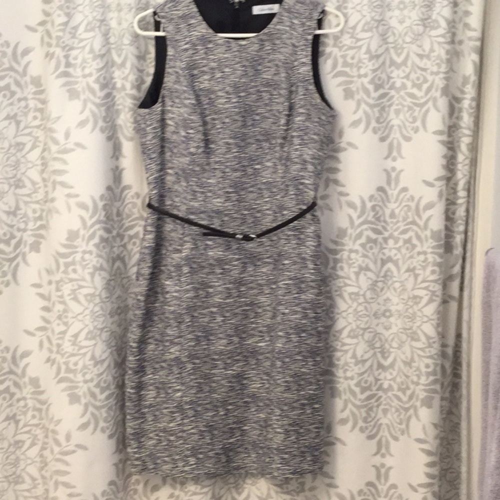 Blue Calvin Klein dress