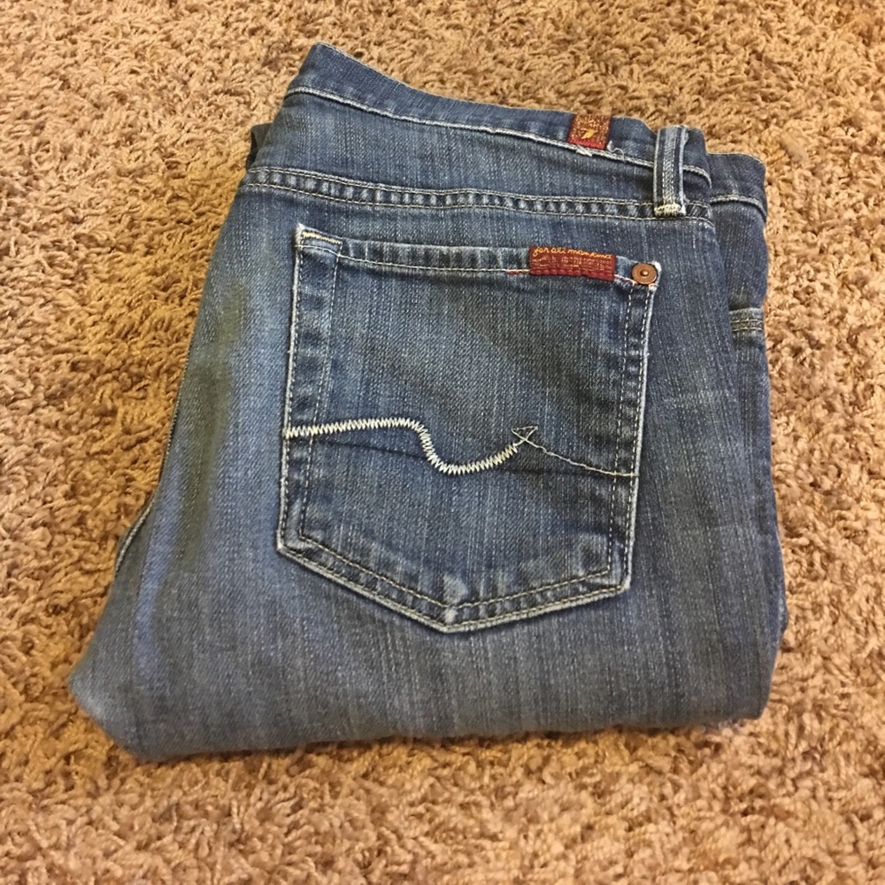 Size 29 7 for all Mankind jeans