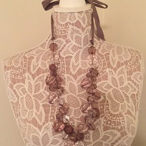 J.Crew Ribbon Necklace #SoHotRn #Neutrals ✔️🙌🏽