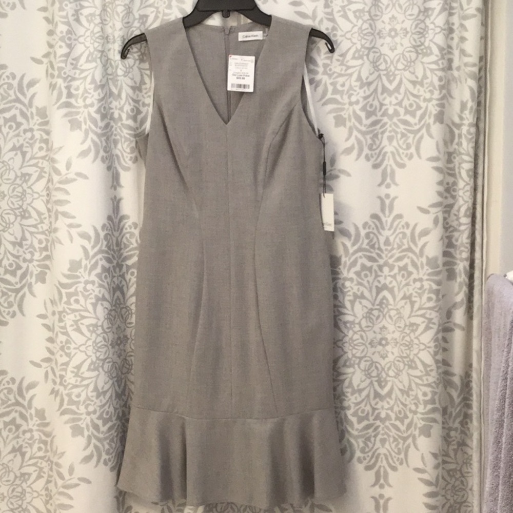Grey Calvin Klein dress