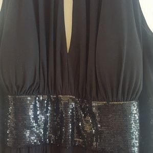Black Sequin Dress