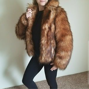 H&m faux fur jacket