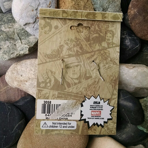 ⚡NWT Thor Hammer + Lightning Dangle Earrings⚡ - Picture 2 of 4