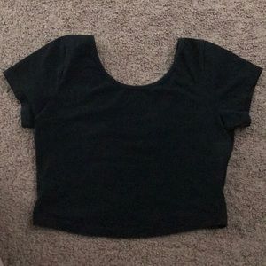 Black Brandy Melville crop top