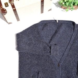 Free People Cloudy Day Cardigan Navy (M)