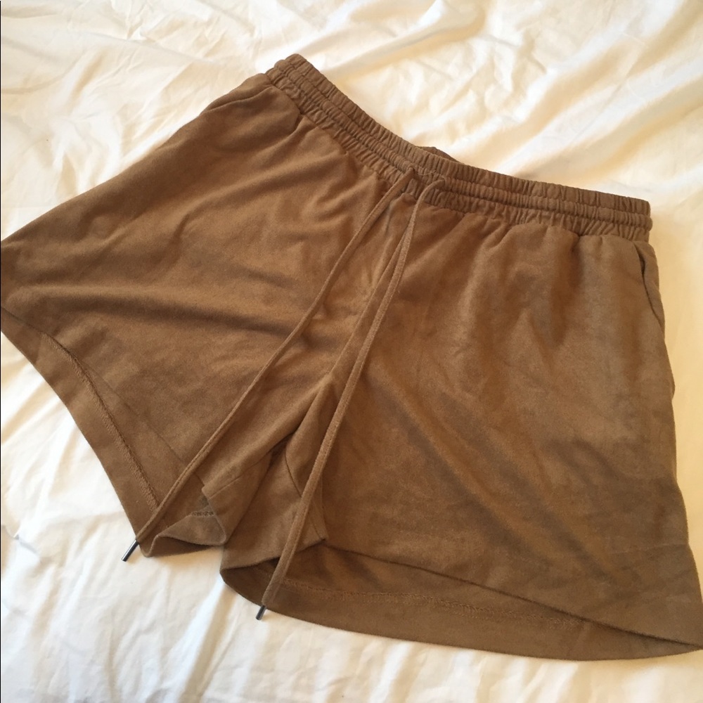 Faux Suede Shorts
