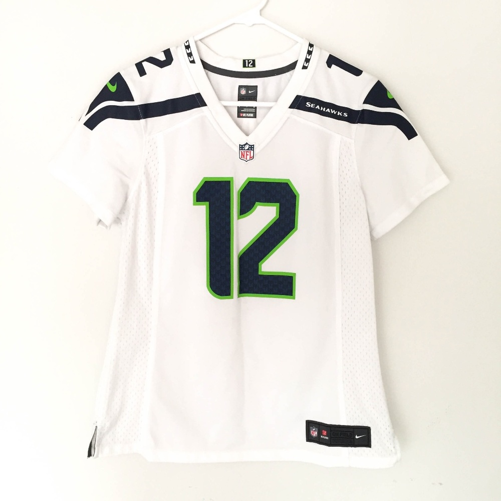 NFL White Women's Seattle Seahawks Jersey