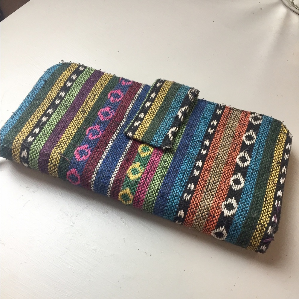 Bohemian/ Aztec print wallet