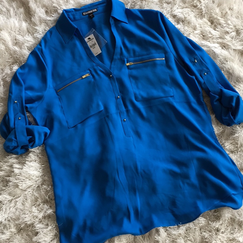 Cobalt blue Express top