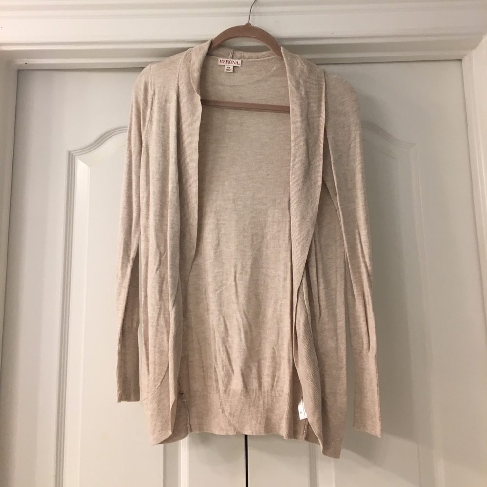 Cream Cardigan XS