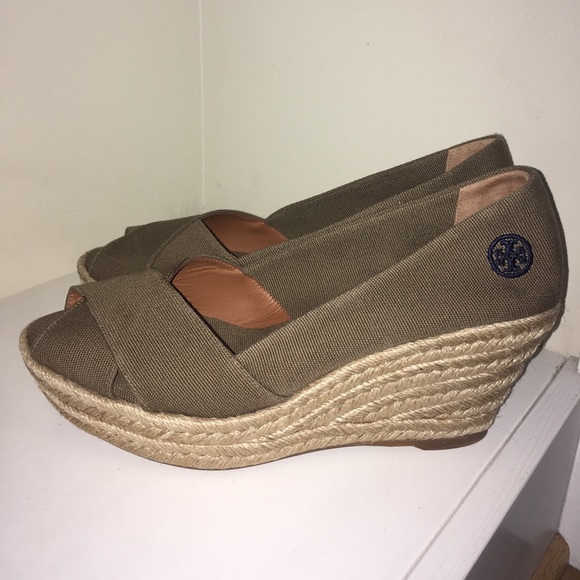 Tory Burch Shoes - New Tory Burch Filipa Espadrille Wedges, Size 10