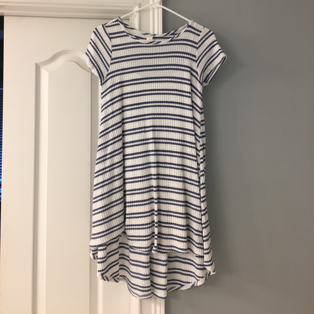 Striped Tshirt Dress - Small