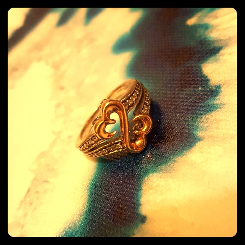 Kay Jewelers open hearts collection ring sz6